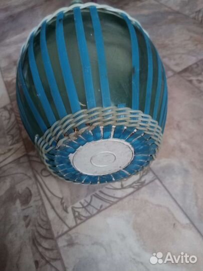 Советская бутыль в оплётке. Сетка авоська СССР