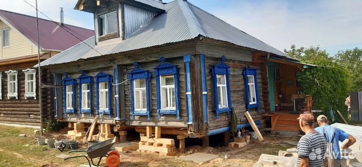 Подьем домов, ремонт фундамента,кровля