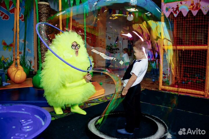 Шоу мыльных пузырей на праздник \ Аниматор Фьёк