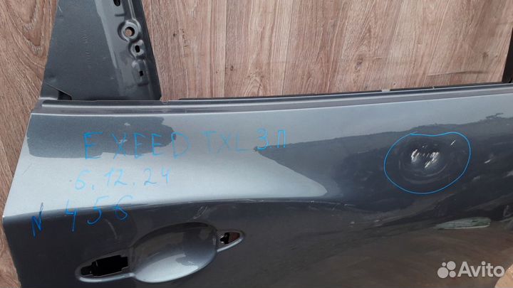 Дверь задняя правая №456 Exeed TXL 2022