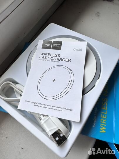 Беспроводная зарядка hoco 20w