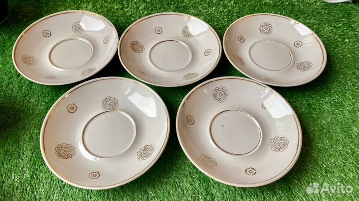 Сервиз чайный кобальт Полонное СССР