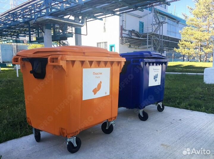 Мусорный евроконтейнер 1100л Ш2299
