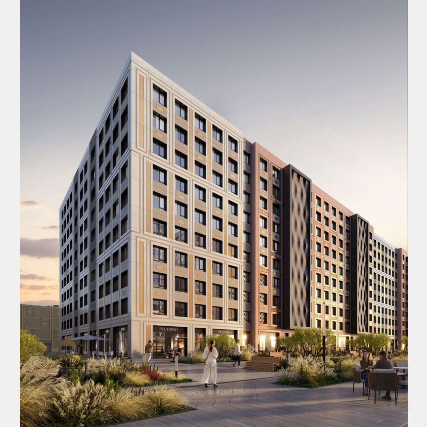 2-к. квартира, 66,1 м², 9/10 эт.