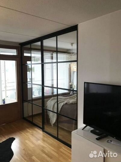 Перегородка межкомнатная для зонирования комнаты