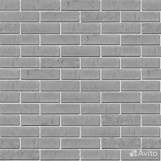 Лицевой кирпич серый