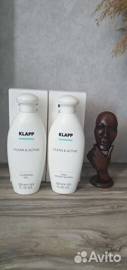 Набор для очищения лица Klapp. Гель + тоник