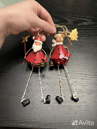 Елочные игрушки Zara home, металл