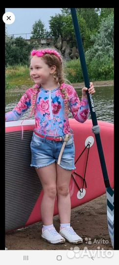 Купальник для девочки110-116, очки zara