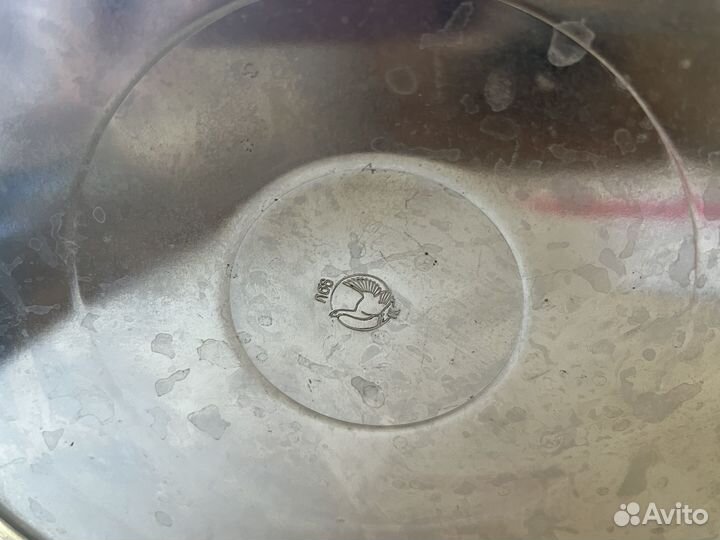 Большой чайник кольчугино СССР клеймо глухарь