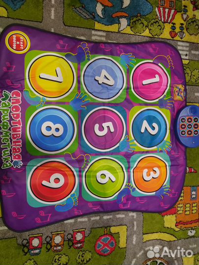 Звуковой развивающий коврик 