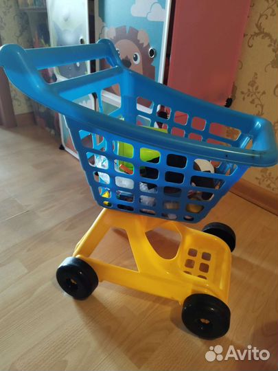 Детские игрушки тележка