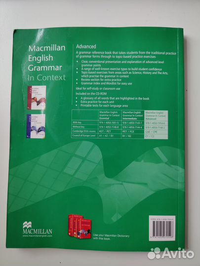 Macmillan English Grammar In Context Advanced