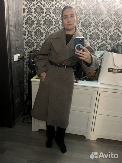 Пальто HM premium 100% шерсть