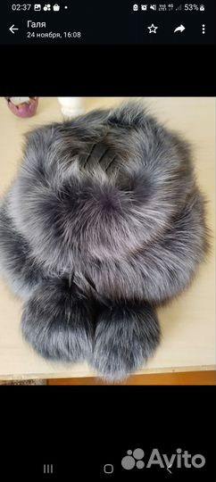 Шапка зимняя меховая женская песец