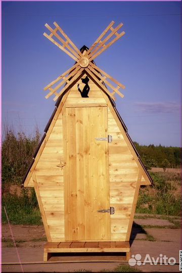 Дачный туалет с установкой SKU006