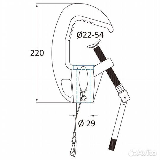 Новый KCP-100B T.V. Clamp kupo KCP100B держатель-зажим