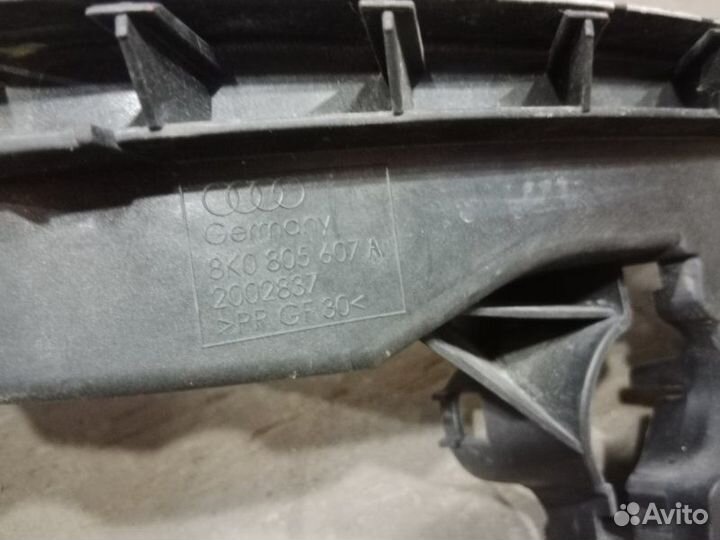 Крепление фары переднее левое Audi A4 B8 Дорест