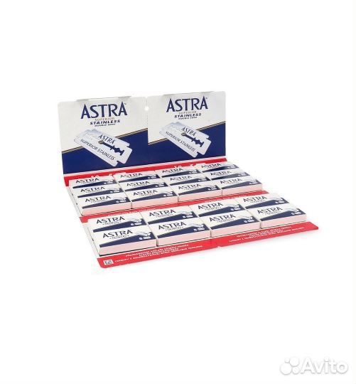 Лезвия для бритья Astra Superior Stainless, 5 шт