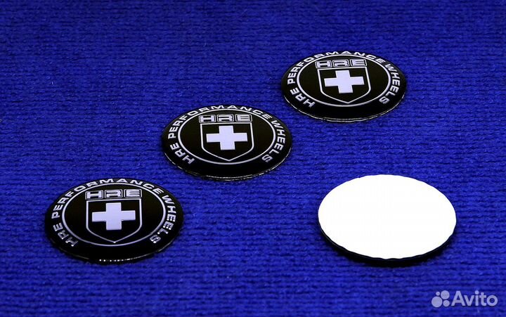 Комплект 3D наклеек колпачка HRE Performance 56.60