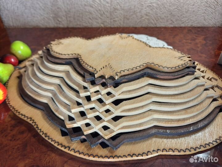 Хлебница сухарница конфетница фруктовница Ваза