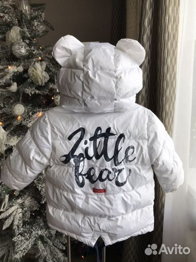 Фирменный детский пуховичек зима/весна