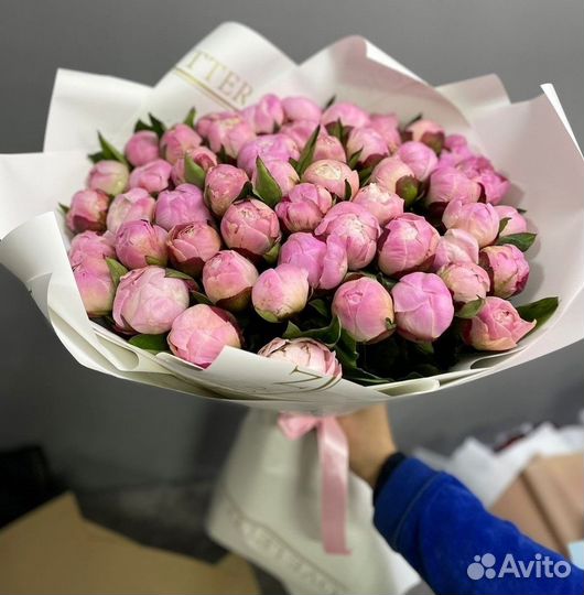 Пионы Букеты Цветы