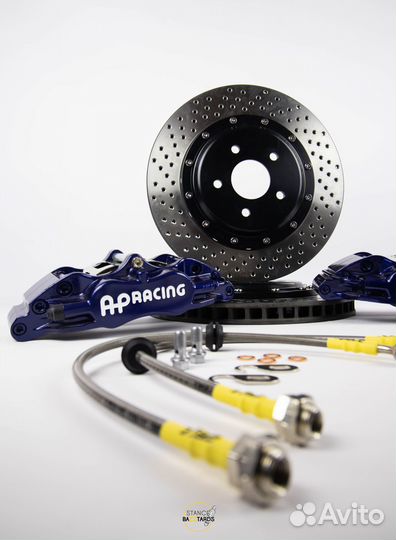 Тюнинг тормоза Chevrolet Spark усиленные Ap Racing