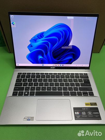 Ноутбук Acer swift go 14 (i3-1315u/8/512ssd) oled