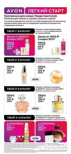 Духи, косметика avon