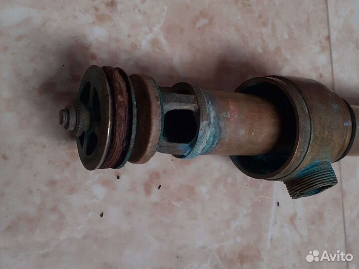 Антикварный насос для воды,латунь