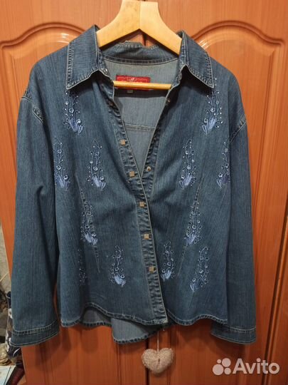 Джинсовый костюм женский