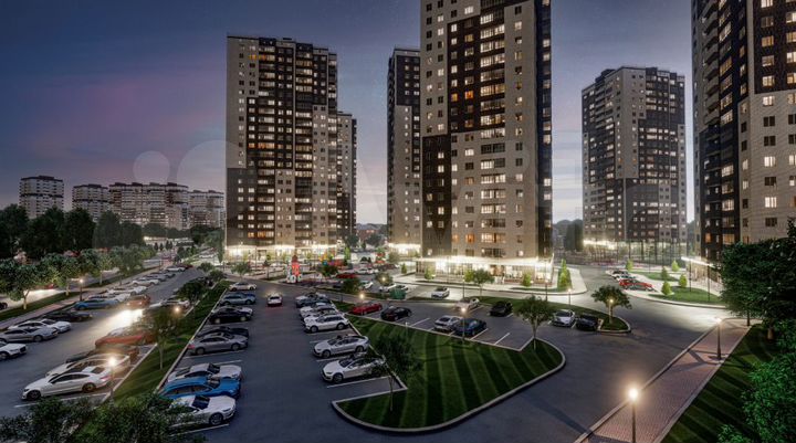 2-к. квартира, 56,9 м², 7/24 эт.