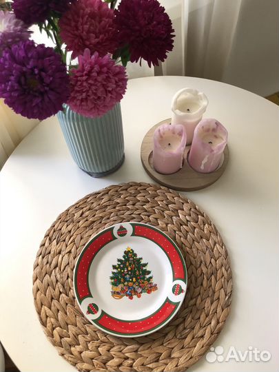 Тарелки новогодние