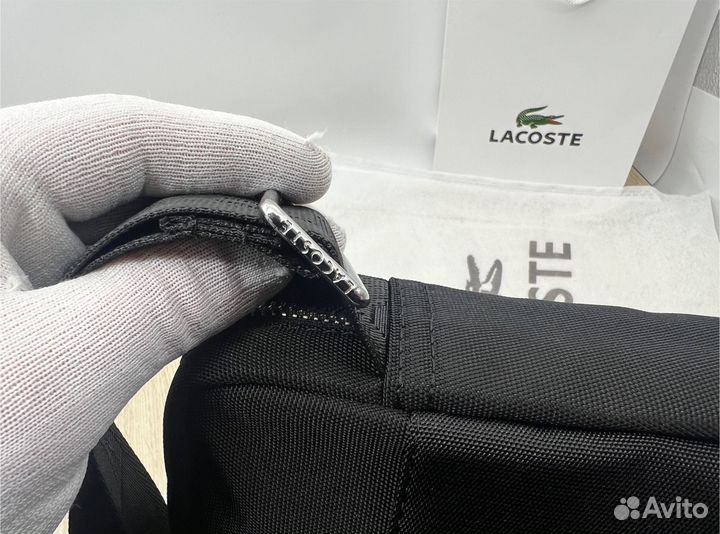 Сумка мужская lacoste тканевая