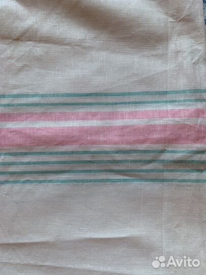 Простыня СССР лен 214х180 Смена 1979г