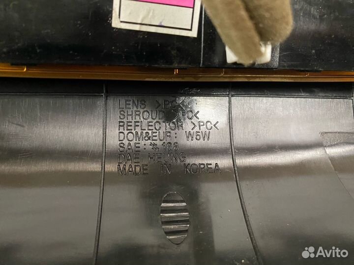 Задний стоп сигнал Chevrolet aveo t200