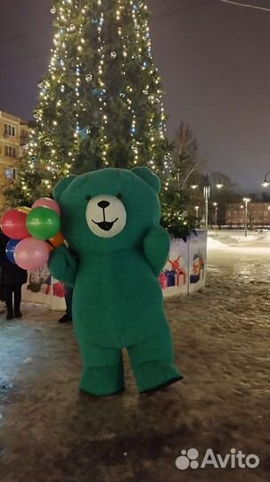 Белый мишка и Мятный Мишка поздравление