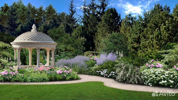 Ротонда из мрамора и гранита