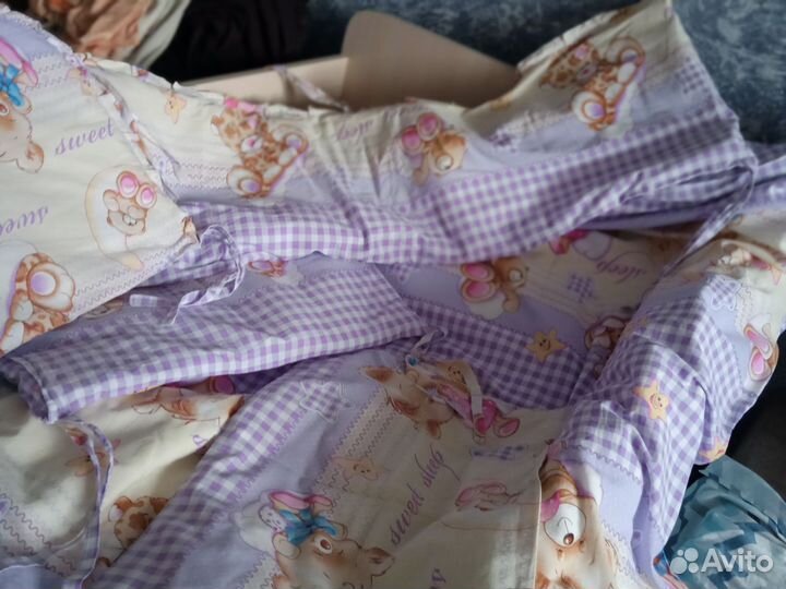 Набор постельного белья в детскую кроватку