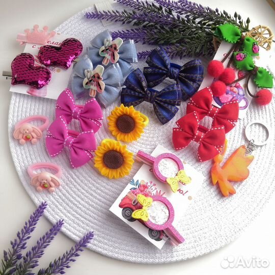 Резиночки для волос ручной работы