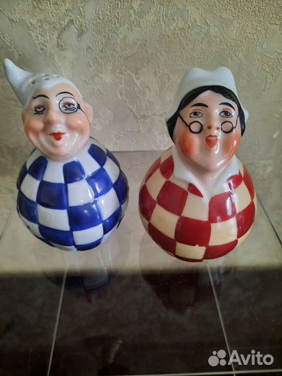 Солонка и перечница винтаж