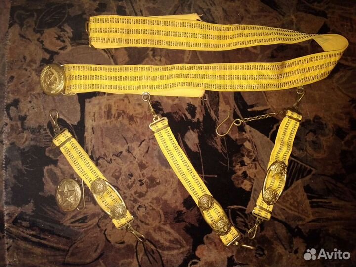 Пояс ремень вмс парадный офицерский СССР