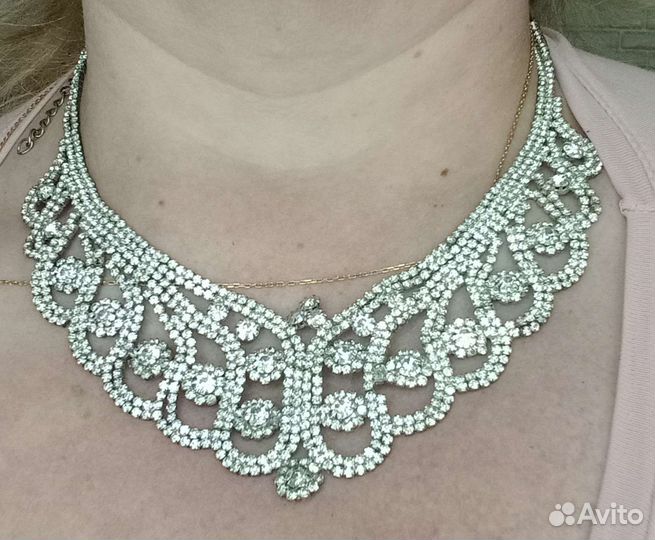 Винтажная колье, подвеска,бусы СССР