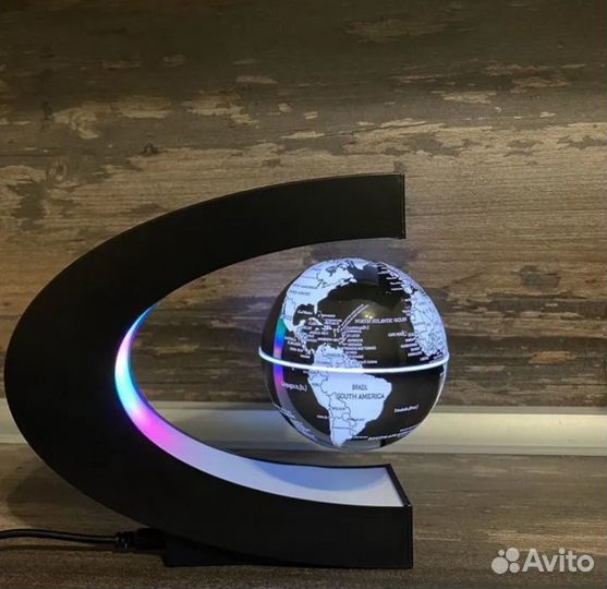Левитирующий глобус с подсветкой