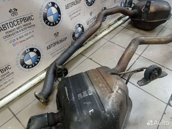 Трубы (задние банки) на BMW X5 Е53 4.4,4.8