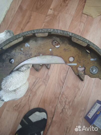 Тормозные колодки на hyundai solaris оригинал