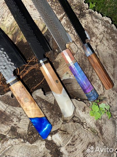 Кованные японские шеф ножи