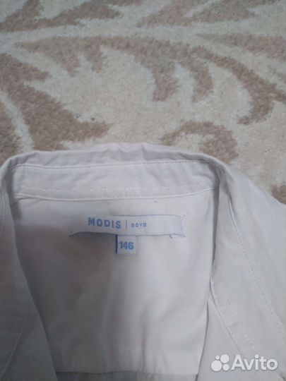 Рубашка белая для мальчика 146 см