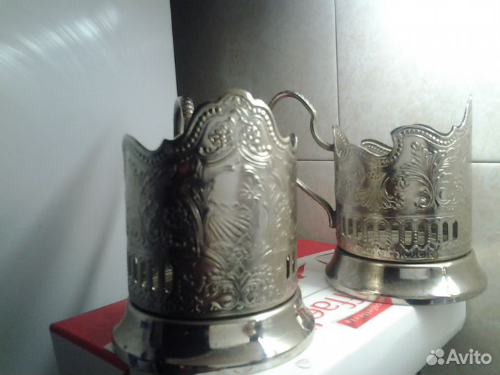 Подстаканник и чернильница
